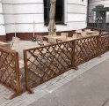 Перегородки для летнего кафе